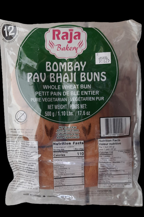 RAJA BAKERY - BOMBAY PAV BHAJI BUNS - 500GM